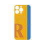プレミアムパネル with MagSafe［ オリジナル - initial color line - R orange ］