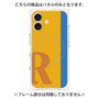 プレミアムパネル with MagSafe［ オリジナル - initial color line - R orange ］
