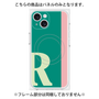 プレミアムパネル with MagSafe［ オリジナル - initial color line - R green ］