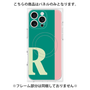 プレミアムパネル with MagSafe［ オリジナル - initial color line - R green ］