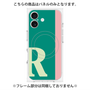 プレミアムパネル with MagSafe［ オリジナル - initial color line - R green ］
