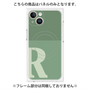 プレミアムパネル with MagSafe［ オリジナル - initial two tone - R green ］