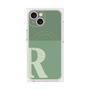 プレミアムパネル with MagSafe［ オリジナル - initial two tone - R green ］