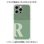 プレミアムパネル with MagSafe［ オリジナル - initial two tone - R green ］