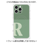 プレミアムパネル with MagSafe［ オリジナル - initial two tone - R green ］