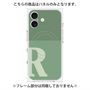 プレミアムパネル with MagSafe［ オリジナル - initial two tone - R green ］