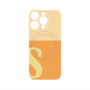 プレミアムパネル with MagSafe［ オリジナル - initial two tone - S orange ］