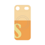 プレミアムパネル with MagSafe［ オリジナル - initial two tone - S orange ］