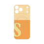 プレミアムパネル with MagSafe［ オリジナル - initial two tone - S orange ］