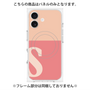 プレミアムパネル with MagSafe［ オリジナル - initial two tone - S pink ］
