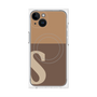 プレミアムパネル with MagSafe［ オリジナル - initial two tone - S brown ］