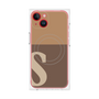 プレミアムパネル with MagSafe［ オリジナル - initial two tone - S brown ］