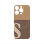 プレミアムパネル with MagSafe［ オリジナル - initial two tone - S brown ］
