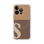 プレミアムパネル with MagSafe［ オリジナル - initial two tone - S brown ］