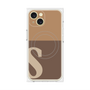 プレミアムパネル with MagSafe［ オリジナル - initial two tone - S brown ］