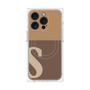 プレミアムパネル with MagSafe［ オリジナル - initial two tone - S brown ］