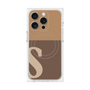 プレミアムパネル with MagSafe［ オリジナル - initial two tone - S brown ］