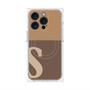 プレミアムパネル with MagSafe［ オリジナル - initial two tone - S brown ］