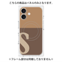 プレミアムパネル with MagSafe［ オリジナル - initial two tone - S brown ］