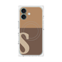プレミアムパネル with MagSafe［ オリジナル - initial two tone - S brown ］