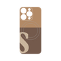 プレミアムパネル with MagSafe［ オリジナル - initial two tone - S brown ］