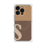 プレミアムパネル with MagSafe［ オリジナル - initial two tone - S brown ］