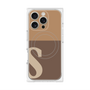 プレミアムパネル with MagSafe［ オリジナル - initial two tone - S brown ］