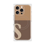 プレミアムパネル with MagSafe［ オリジナル - initial two tone - S brown ］