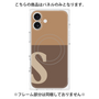 プレミアムパネル with MagSafe［ オリジナル - initial two tone - S brown ］