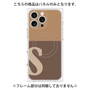 プレミアムパネル with MagSafe［ オリジナル - initial two tone - S brown ］
