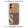 プレミアムパネル with MagSafe［ オリジナル - initial two tone - S brown ］