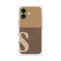 プレミアムパネル with MagSafe［ オリジナル - initial two tone - S brown ］