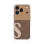 プレミアムパネル with MagSafe［ オリジナル - initial two tone - S brown ］