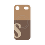 プレミアムパネル with MagSafe［ オリジナル - initial two tone - S brown ］