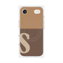 プレミアムパネル with MagSafe［ オリジナル - initial two tone - S brown ］