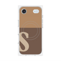 プレミアムパネル with MagSafe［ オリジナル - initial two tone - S brown ］
