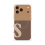 プレミアムパネル with MagSafe［ オリジナル - initial two tone - S brown ］