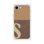 プレミアムパネル with MagSafe［ オリジナル - initial two tone - S brown ］