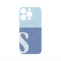 プレミアムパネル with MagSafe［ オリジナル - initial two tone - S blue ］