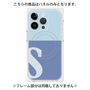 プレミアムパネル with MagSafe［ オリジナル - initial two tone - S blue ］