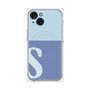 プレミアムパネル with MagSafe［ オリジナル - initial two tone - S blue ］