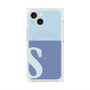 プレミアムパネル with MagSafe［ オリジナル - initial two tone - S blue ］