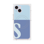 プレミアムパネル with MagSafe［ オリジナル - initial two tone - S blue ］