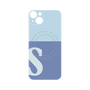プレミアムパネル with MagSafe［ オリジナル - initial two tone - S blue ］