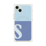 プレミアムパネル with MagSafe［ オリジナル - initial two tone - S blue ］
