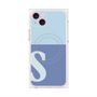 プレミアムパネル with MagSafe［ オリジナル - initial two tone - S blue ］