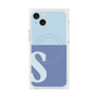 プレミアムパネル with MagSafe［ オリジナル - initial two tone - S blue ］