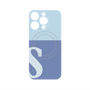 プレミアムパネル with MagSafe［ オリジナル - initial two tone - S blue ］