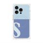 プレミアムパネル with MagSafe［ オリジナル - initial two tone - S blue ］