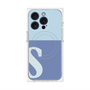 プレミアムパネル with MagSafe［ オリジナル - initial two tone - S blue ］